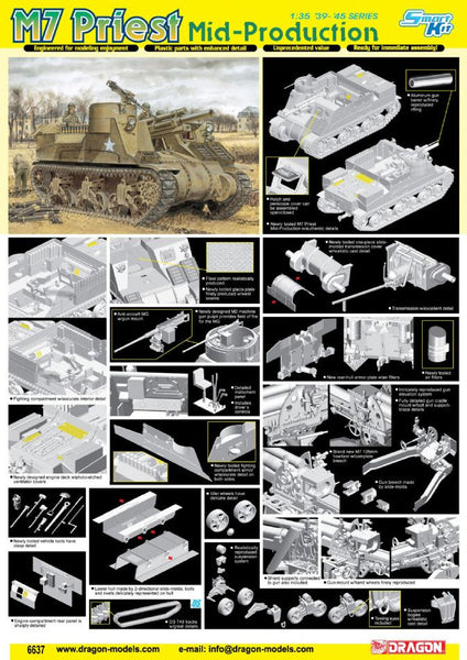 Dragon 1/35 M7 Priest Mid Production | 6637