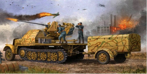 Trumpeter 1/35 German Sd.Kfz.7/2 3.7cm Flak 37 auf Selbstfahrlafette | 01526
