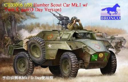 Bronco 1/35 Humber Scout Car Mk.I w/twin K-Gun (D-Day) | CB35016