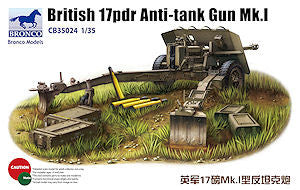 Bronco 1/35 British 17pdr Anti-tank Gun Mk.I | CB35024