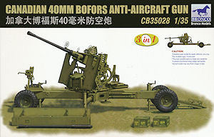 Bronco 1/35 Canadian 40mm Bofors Anti-Aircraft Gun | CB35028