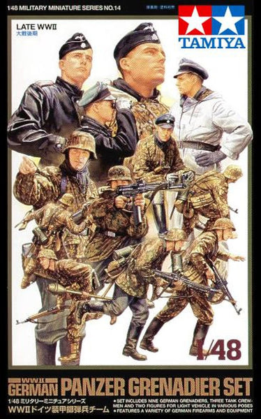 Tamiya 1/48 German Panzer Grenadier Set | 32514