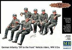 Master Box 1/35 German Infantry "Off to the front" Vehicle riders, WW II Era | MB35137