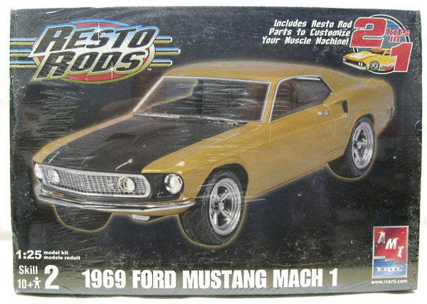 AMT 1/25 1969 Ford Mustang Mach 1 | AMT38375