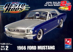 AMT 1/25 1966 Mustang Hardtop Resto Rod (2 'n 1) | AMT38377