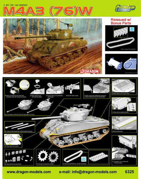 Dragon 1/35 Sherman M4A3(76)W | 6325