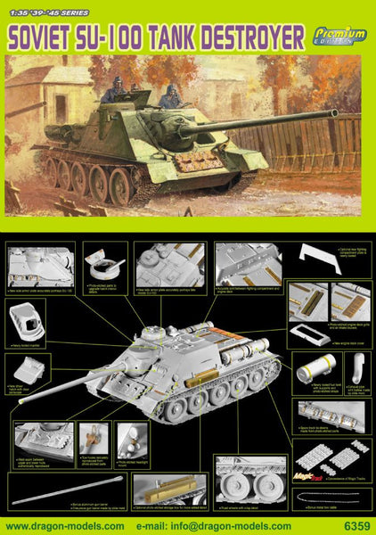 Dragon 1/35 Soviet SU-100 Tank Destroyer | 6359