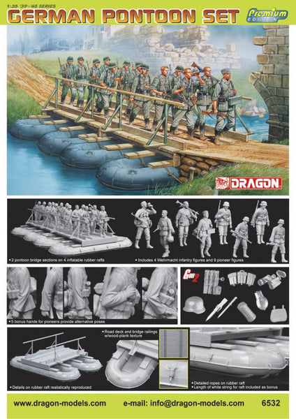 Dragon 1/35 German Pontoon Set | 6532