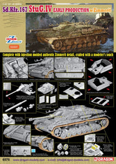 Dragon 1/35 Sd.Kfz.167 StuG.IV Early Production w/Zimmerit | 6576