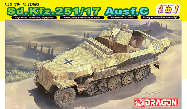 Dragon 1/35 Sd.Kfz. 251/17 Ausf.C (2 in 1) | 6592