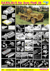 Dragon 1/35 Sd.Kfz.10/5 fur 2cm FlaK 38 | 6676