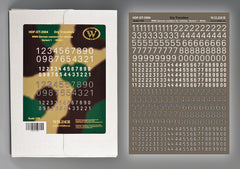 Wilder 1/35 Box German Numbers - Variant 1 WHITE | 3504