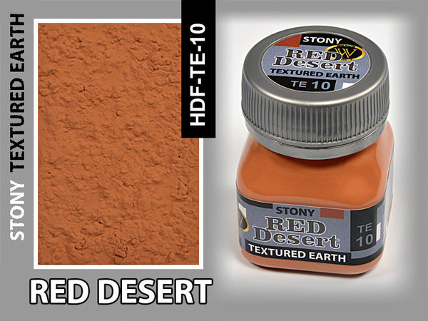 Wilder RED DESERT STONY TEXTURED EARTH 50 ml | HDF-TE-10