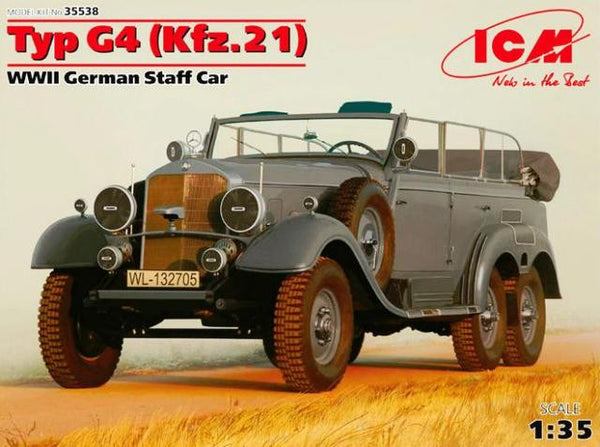 ICM 1/35 WWII German Staff Car Type G4 (Kfz.21) | 35538