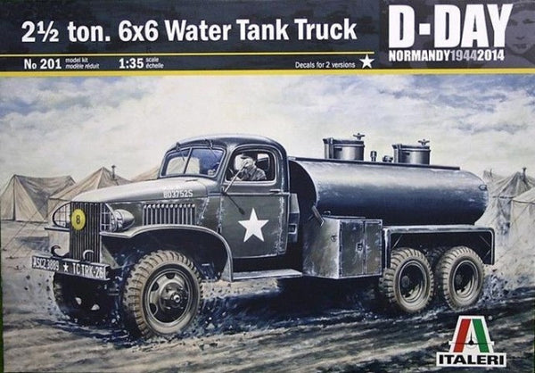 Italeri 1/35 2 ½ Ton, 6x6 Water Tank Truck | 201