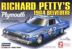 Lindberg 1/25 Richard Petty's 1964 Plymouth Belvedere | LIN72164