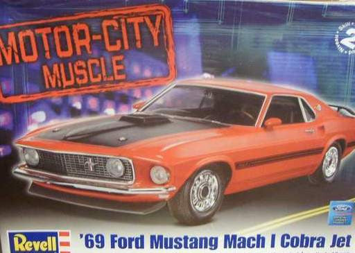 Revell 1/25 '69 Ford Mustang Mach I Cobra Jet | REV85-4290