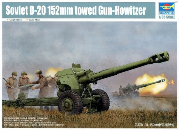 Trumpeter 1/35 Soviet D-20 152mm towed gun-howitzer | 02333