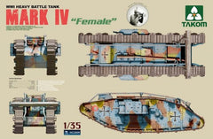 Takom 1/35 WWI Heavy Battle Tank Mark IV Female | 2009