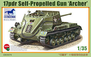 Bronco 1/35 17pdr Self-Propelled Gun 'Archer' | CB35074