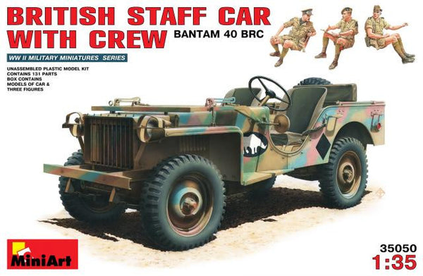 MiniArt 1/35 British staff car with crew Bantam 40 BRC | MA35050