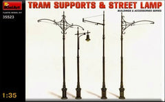 MiniArt 1/35 Tram Supports & Street Lamp | MA35523